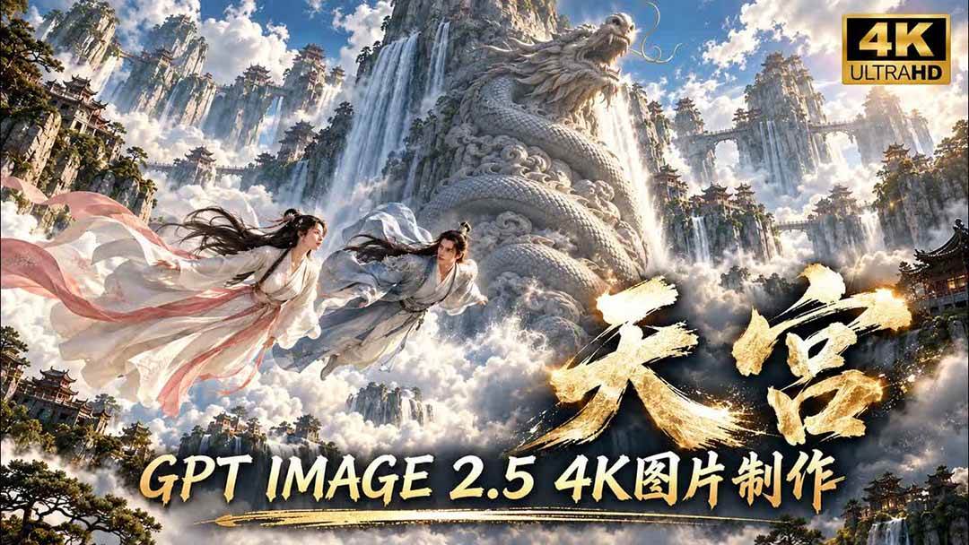 (20764期)【无水印】GPT Image 2.5实测!4K到底多清楚?皮肤、手指、修图与天宫场景全面测试-来友网创