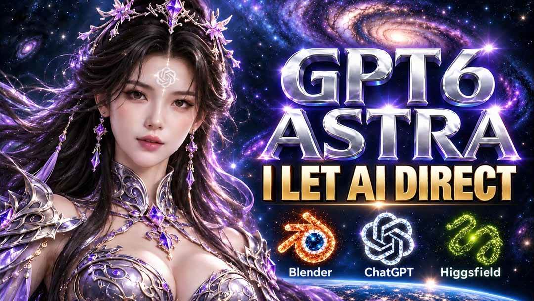 (20763期)【无水印】让GPT-6 Astra当导演!Higgsfield和Blender实战打造30秒玄幻精准运镜短片!-来友网创