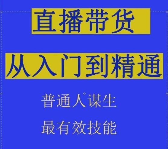 2024抖音直播带货直播间拆解抖运营从入门到精通，普通人谋生最有效技能-来友网创