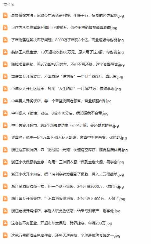 图片[3]-（9607期）真实有效391套商业模式，年入几十到几百万案例解析（电子书+视频+图文）-来友网创