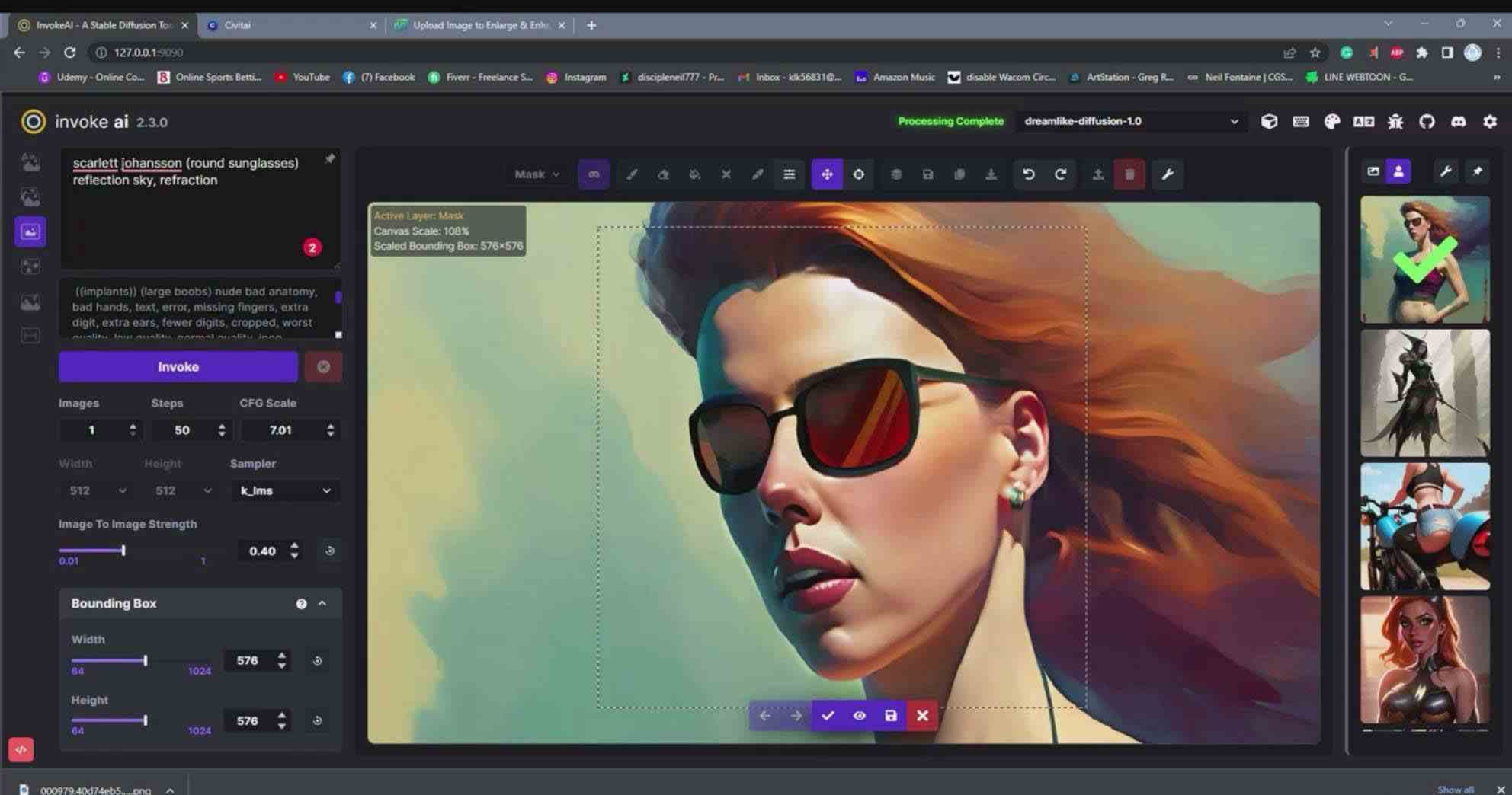 图片[2]-（9760期）Invoke AI 绘画教程-零基础创作可以销售的完美插图-49节-中英字幕-来友网创