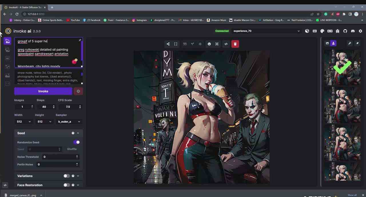 图片[5]-（9760期）Invoke AI 绘画教程-零基础创作可以销售的完美插图-49节-中英字幕-来友网创