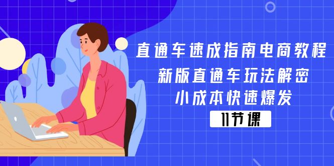（11537期）直通车 速成指南电商教程：新版直通车玩法解密，小成本快速爆发（11节）-来友网创