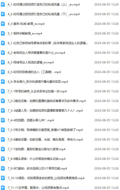 图片[3]-（11991期）实体店老板获客特训营：认知、定位、文案、矩阵、直播、AI等（72节）-来友网创