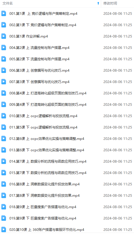 图片[2]-（12012期）竞价教程：真实账户 实战教学 从新手到进阶·后台操作到数据优化-来友网创