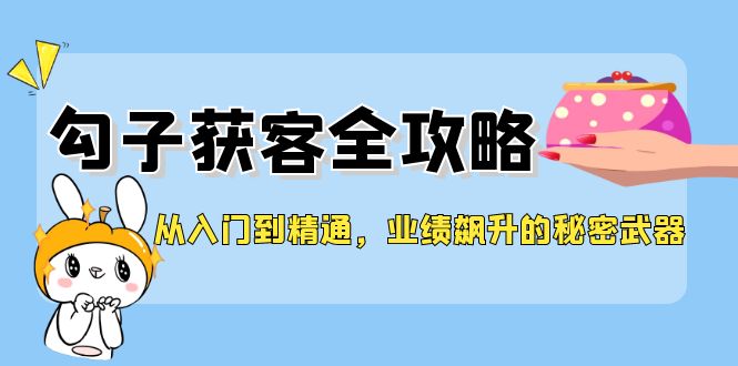 （12247期）从入门到精通，勾子获客全攻略，业绩飙升的秘密武器-来友网创