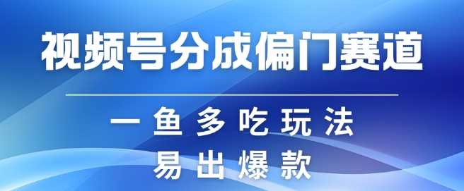 视频号创作者分成计划偏门类目，容易爆流，实拍内容简单易做【揭秘】-来友网创
