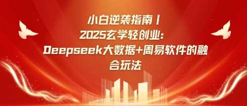 小白逆袭指南，2025玄学轻创业：Deepseek大数据+周易算法的融合玩法-来友网创