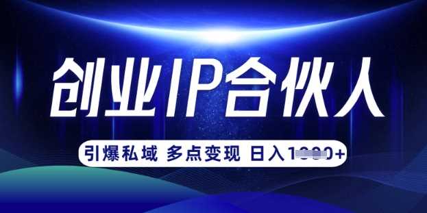 云帆·创业ip合伙人打造3.0，从0到1教你做网创，实现月入过W-来友网创
