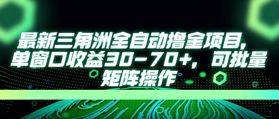 （14191期）最新三角洲全自动撸金项目，单窗口收益30-70+，可批量矩阵操作-来友网创