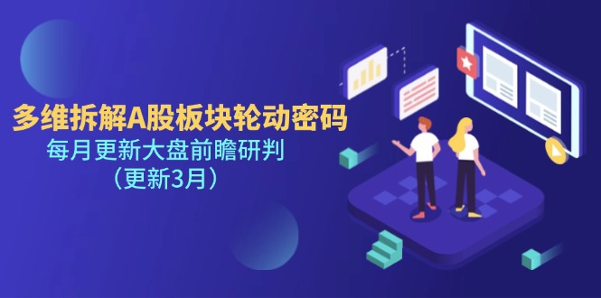 （14213期）多维拆解A股板块轮动密码，每月更新大盘前瞻研判（更新3月）-来友网创