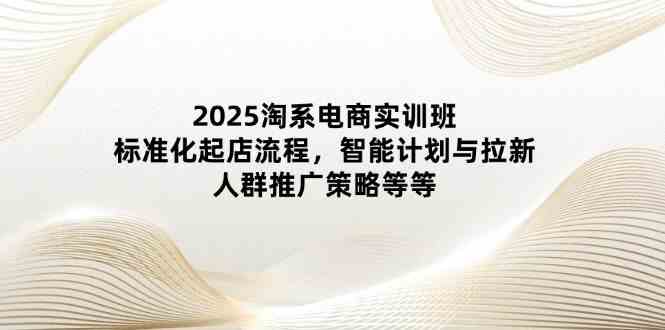 2025淘系电商实训班：标准化起店流程，智能计划与拉新，人群推广策略等等-来友网创