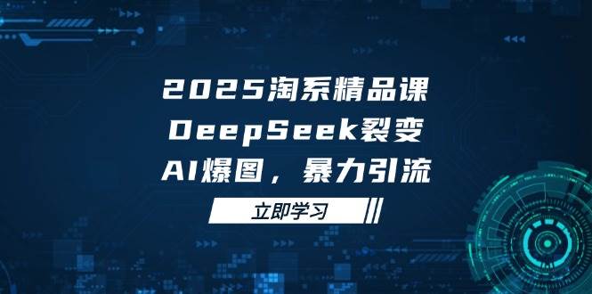 （14639期）2025 淘系精品课，DeepSeek 裂变，AI 爆图，暴力引流-来友网创