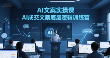 AI文案实操课，AI成交文案底层逻辑训练营-来友网创
