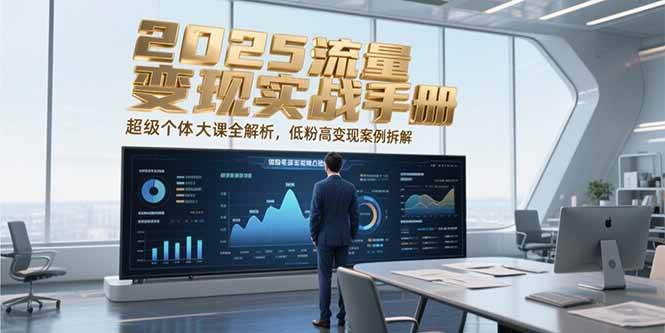 2025流量变现实战手册，超级个体大课全解析，低粉高变现案例拆解-来友网创