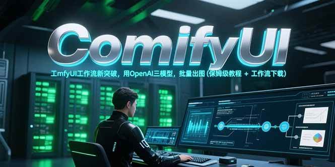 ComfyUI工作流新突破，用OpenAI三模型，批量出图(保姆级教程+工作流下载)-来友网创