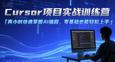 Cursor项目实战训练营，两小时快速掌握AI编程，零基础也能轻松上手-来友网创