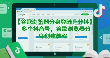 谷歌浏览器分身登陆多个抖音号，谷歌浏览器分身创建教程-来友网创