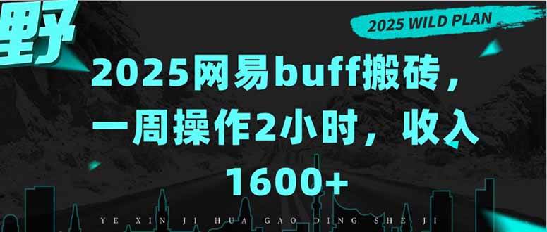（15666期）2025网易buff搬砖，一周操作2小时，收入1600+-来友网创