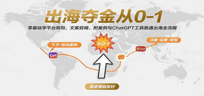出海夺金从0-1：零基础学平台规则、文案剪辑，附案例与ChatGPT工具跑通出海全流程-来友网创