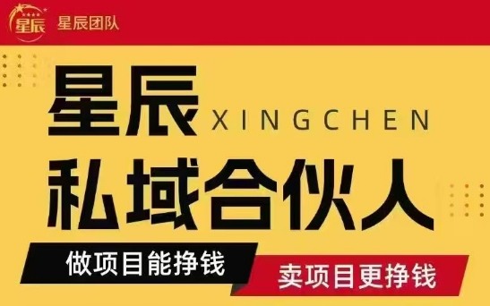 全网首发星辰私域项目合集，最新实操玩法，短期快速实现变现-来友网创