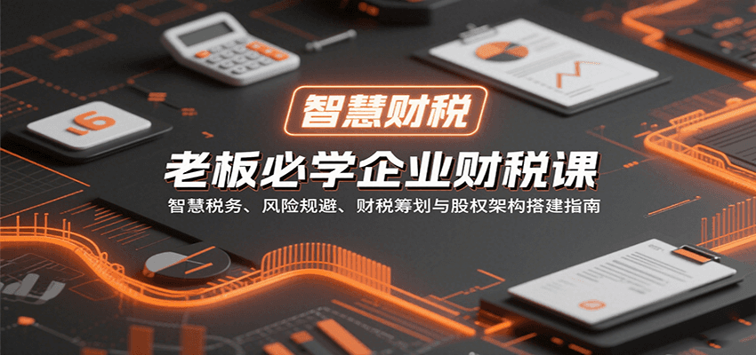 老板必学企业财税课：智慧税务、风险规避、财税筹划与股权架构搭建指南-来友网创