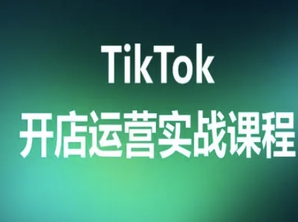 TikTok开店运营实战课程，TK跨境电商实操全流程-来友网创