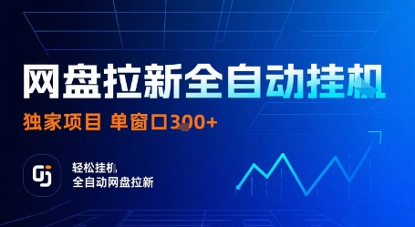 网盘拉新全自动挂G，独家项目，全自动运行完成拉新做任务，单窗口3张+【揭秘】-来友网创