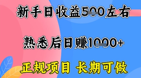 全年可变现项目，收益高无门槛，正规项目，长期可做，一天收益1k+一台电脑在家创业【揭秘】-来友网创