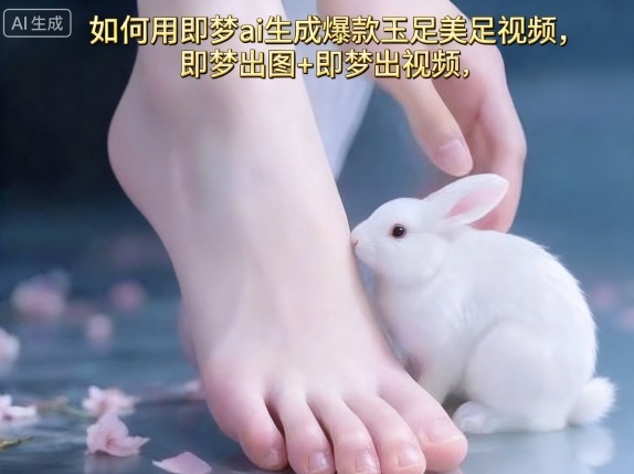 如何用即梦ai生成爆款玉足美足视频，即梦出图+即梦出视频，快速涨粉-来友网创