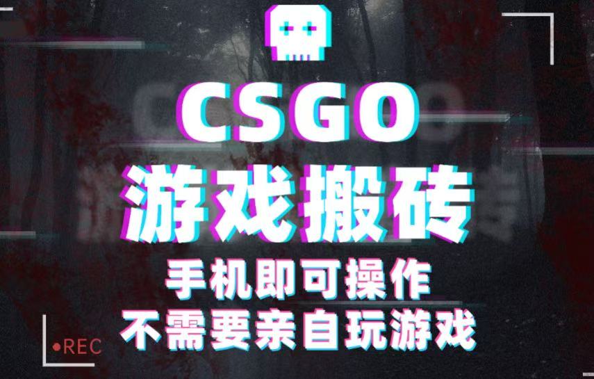 CSGO游戏挂机捡漏，单日扫货500+，年底小高峰上车可吃肉，手机即可操作兼职副业-来友网创