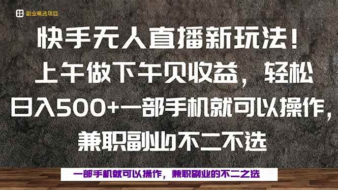 （16119期）一部手机，上午做 下午见收益，学会秒上手，轻松日入500+-来友网创
