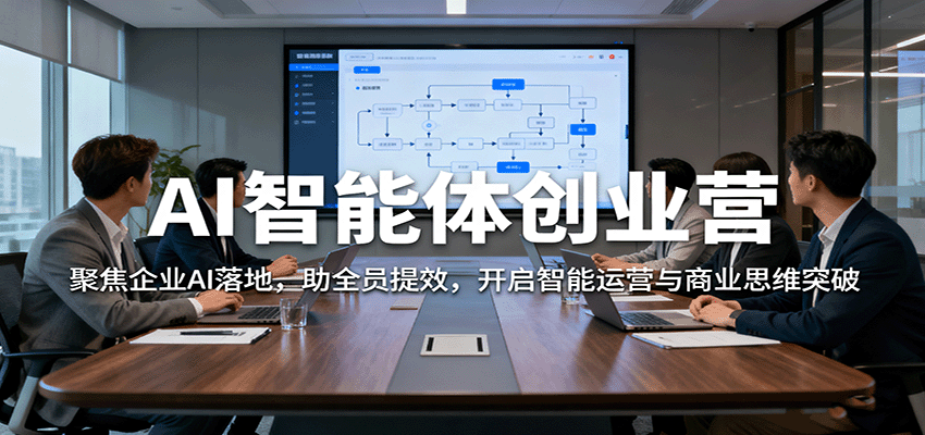 AI智能体创业营：聚焦企业AI落地，助全员提效，开启智能运营与商业思维突破-来友网创
