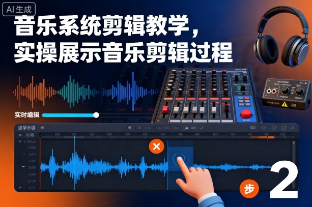 音乐系统剪辑教学，实操展示音乐剪辑过程-来友网创