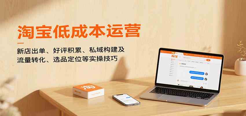 淘宝低成本运营，新店出单、好评积累、私域构建及流量转化、选品定位等（更新10月）-来友网创