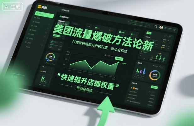 美团流量爆破方法论，付费流快速提升店铺权重，带动自然流-来友网创