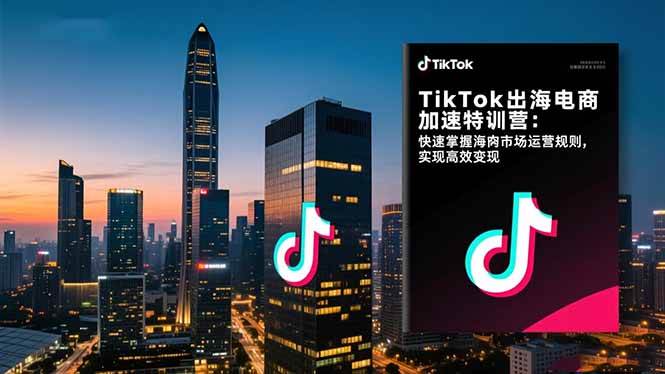 （16535期）TikTok出海电商加速特训营：快速掌握海外市场运营规则，实现高效变现-来友网创