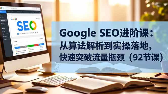 （16576期）Google SEO进阶课：从算法解析到实操落地，快速突破流量瓶颈（92节课）-来友网创