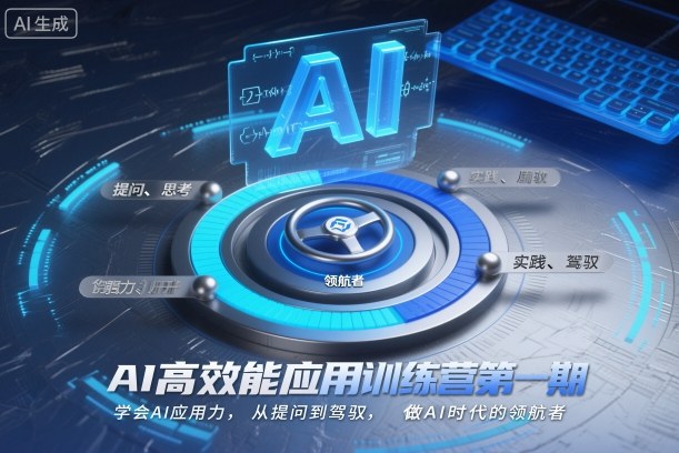 AI高效能应用训练营第一期，学会AI应用力，从提问到驾驭，做AI时代的领航者-来友网创