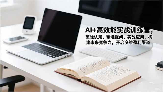 （16635期）AI+高效能实战训练营，破除认知、精准提问、实战应用，构建未来竞争力，开启多维盈利渠道-来友网创