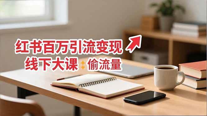 （16661期）小红书百万引流变现-11月线下大课：分享从0到百万引流路径，手把手教偷流量、拿结果-来友网创