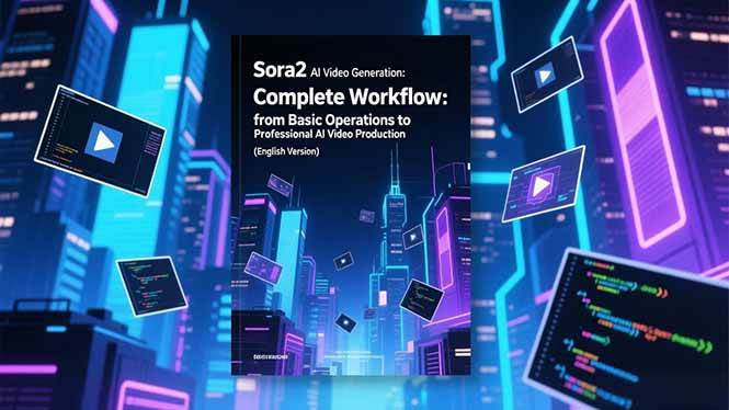 （16758期）Sora2 AI视频生成的系统教程（英文版）：从基础操作到专业级AI视频制作的完整工作流-来友网创