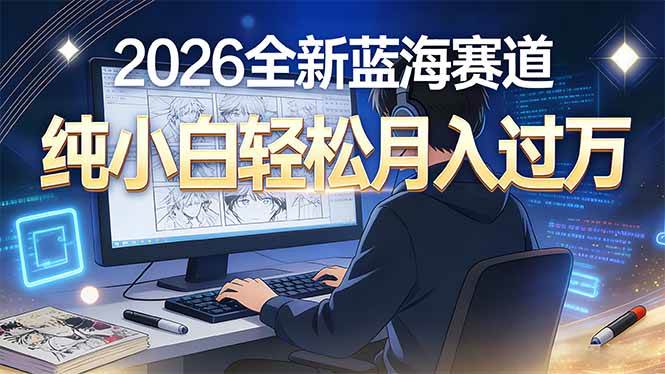 （16781期）2026年全新蓝海赛道，纯小白轻松月入过万-来友网创