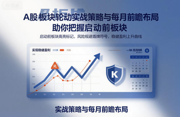 A股板块轮动实战策略与每月前瞻布局，助你把握启动前板块，规避风险，实现稳健盈利-来友网创