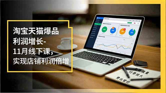 （16824期）淘宝天猫爆品利润增长-11月线下课，免费流量、付费放大、费比管控，实现店铺利润倍增-来友网创
