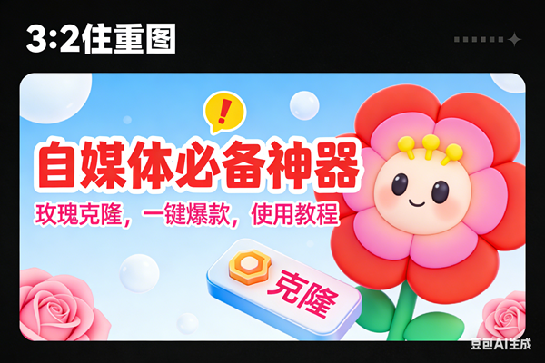 （16929期）玫瑰克隆神器，ai鲁大魔，自媒体必备的软件，一键爆款工具，详细教程-来友网创