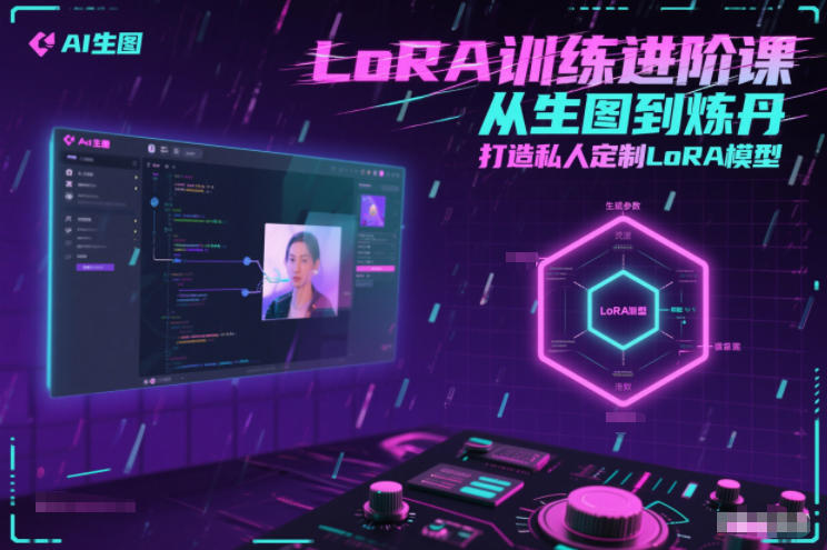LoRA训练进阶课，从生图到炼丹，打造私人定制LoRA模型-来友网创