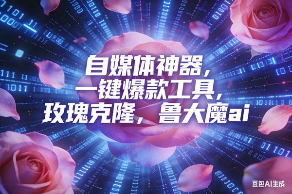 （16949期）ai鲁大魔，自媒体必备的软件，玫瑰克隆神器，一键爆款，详细教程-来友网创