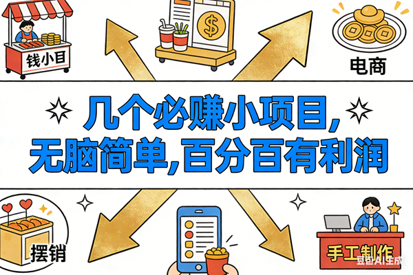 （16956期）9个必赚小项目，无脑简单，百分百有利润，副业首选，日入200+-来友网创