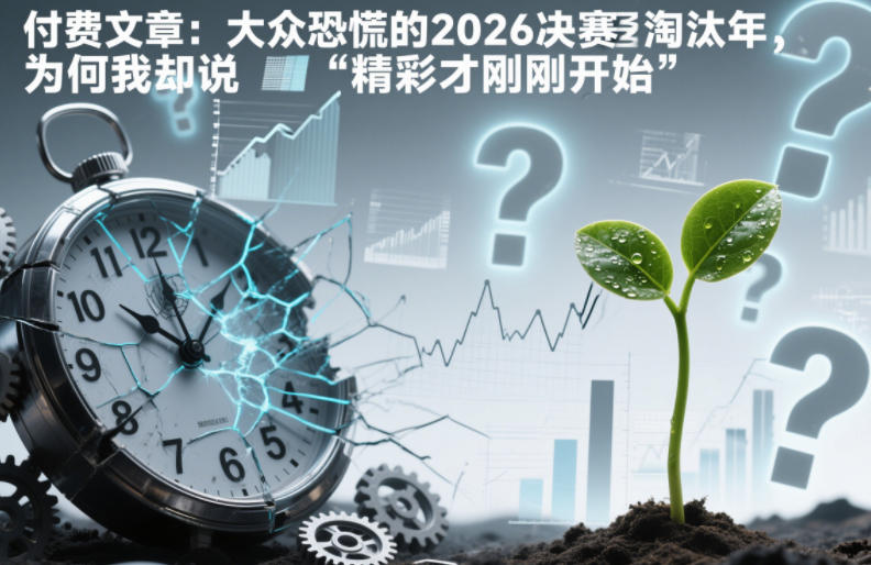 付费文章：大众恐慌的2026决赛淘汰年，为何我却说“精彩才刚刚开始”？-来友网创